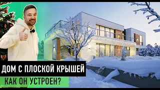 Обзор реализованного загородного дома в стиле минимализм в Ольшанниках