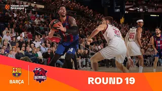 FC Barcelona-Baskonia Vitoria-Gasteiz | Round 19 Highlights | 2023-24 Turkish Airlines EuroLeague