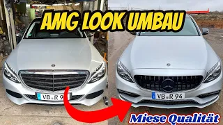 AMG LOOK FRONT NACHGERÜSTET!!🔥(Nicht zu Empfehlen) W205 C-Klasse