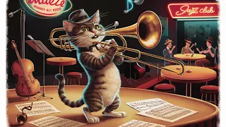 【Relaxing Trombone】Retro feel #cat #relax #trombone #music