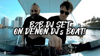 Jamie Hartley B2B Mojaxx - Denon DJ Boat Set!
