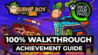 Turnip Boy Robs a Bank - 100% Achievement Guide/Walkthrough - Included with Gamepass!