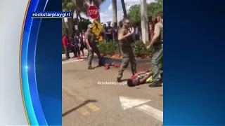 WEB EXTRA: Cell Phone Footage Shows Confrontation Where BSO Deputies Pepper Spray, Punch Teen In Hea