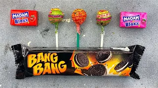 Satisfying Video I Unpacking Cookie Bang Bang I Unpacking Sweets  Lollipops I ASMR