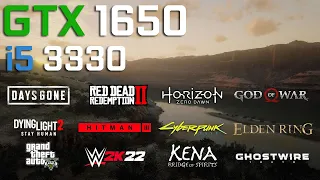 GTX 1650 - i5 3330 in 2022 - Test in 12 Games