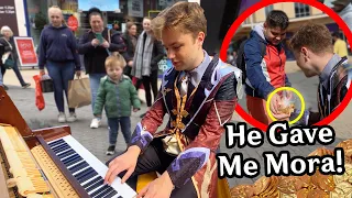 I Played GENSHIN IMPACT Songs on Piano in Public!