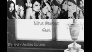 Nine Muses - Gun Lyric Han-Rom-Eng Member+Color Coded