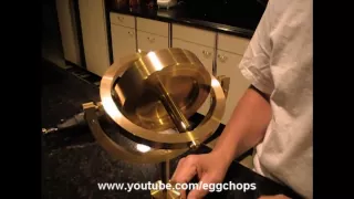 Large Brass Gyroscope Demonstration [HD]