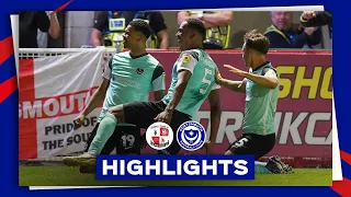 Highlights | Crawley Town 2-2 Pompey