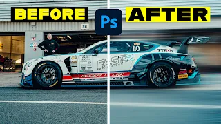 FAKE PANNING PHOTOGRAPHY IN 5 MINUTES - photoshop tutorial 2022