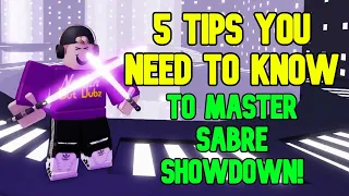 The ULTIMATE GUIDE to Roblox Saber Showdown!
