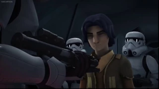 Star wars Rebels Ezra Shoots Rex and Kanan