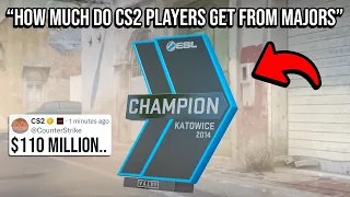 HOW MUCH MONEY DO YOU GET IF YOU PLAY ON CS2 MAJOR?