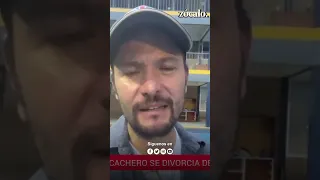 Rodrigo Cachero anuncia que se divorcia de Adianez Hernández