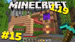 Майнкрафт выживание 1.19 без модов! Дикое обновление! #15 Как улучшить дом в minecraft!