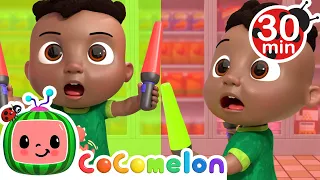 Red Light Green Light | Cody's Grocery Game Color Song | CoComelon Kids Songs - It's Cody Time