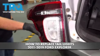 How to Replace Taillights 2011-2019 Ford Explorer