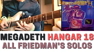 MEGADETH - Hangar 18 - Friedman's Solos guitar cover.