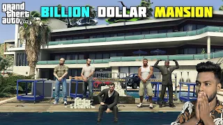 GTA 5 : MICHAEL'S BILLION DOLLAR MANSION FOR HIS TEAM || BBGAMING