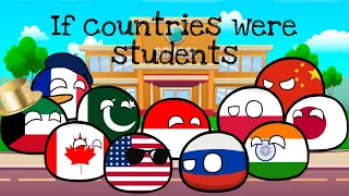 If countries were students countryball