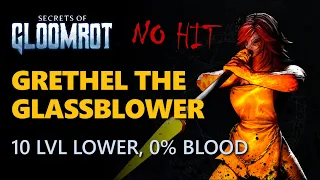 V Rising - Grethel the Glassblower | No Hit, 10 Levels Lower, Frail, No Jewels | Gloomrot Boss Kill