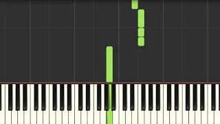 Billy Joel Piano Man [Easy Piano Tutorial] (Synthesia) Right Hand Only