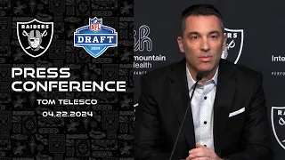 Tom Telesco Pre-Draft Press Conference - 4.22.24 | 2024 NFL Draft | Raiders