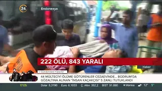 Endonezya'da konser sırasında tsunami