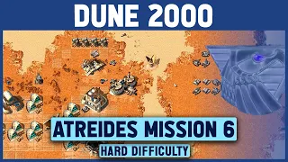 Dune 2000 - Atreides Mission 6 (Left Map) - Hard Difficulty - 1080p
