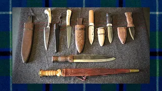 My Scottish Historical Knife Collection + Sgian Dubh Survival Knife Prototype