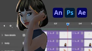 Frame by Frame Animation Workflow: Animate + Photoshop + After Effects