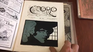 Cocorico Art Nouveau magazines 1900 individual issues w/ color lithography great covers and art