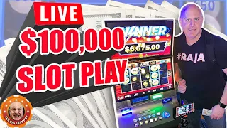 🔴 LIVE $100,000 MAX BET SLOT PLAY with The Raja! 🎰