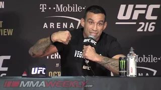 Fabricio Werdum: UFC 216 Post-Fight Press Conference  (FULL)