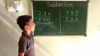 Subtraction | Subtraction of three digit number | 3-digit subtraction