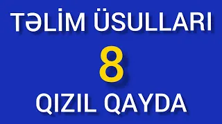 İş üsulları (l hissə) | Kurikulum dərsləri | Zülfüqar Mayılov