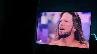 Raw: AJ Styles vs. Ivar Match