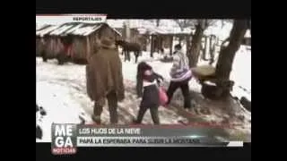 Hijos de la nieve 2012. Escuela Callaqui, Alto Bio Bio, Chile