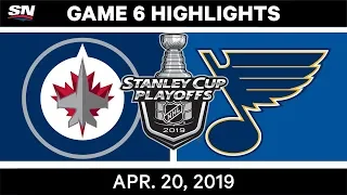 NHL Highlights | Jets vs. Blues, Game 6 – April 20, 2019