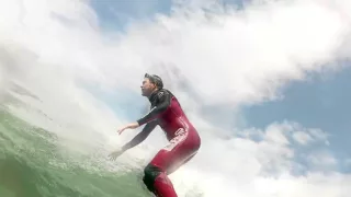 Surfing at Muizenberg Beach Cape Town