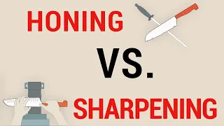 Honing VS Sharpening your knives