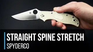 Spyderco Sprint Straight Spine Stretch 2 Overview