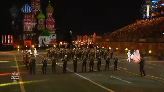 México en Spasskaya Tower  International  Military Tattoo.