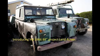 1966 88" Land-Rover Series IIA restoration episode 1