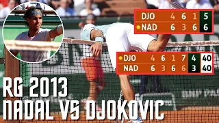 Rafael Nadal vs Novak Djokovic ♦ Roland-Garros 2013 SF (1080p50fps)