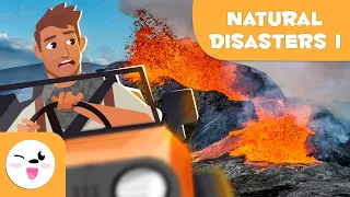 NATURAL DISASTERS for kids - EARTHQUAKE 🌋 VOLCÁN 🌊 TSUNAMI 🌀 HURRICANE 🌪️ TORNADO 🔥 WILDFIRE