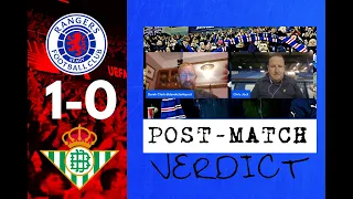 Rangers 1 Real Betis 0 | FT reaction