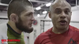 Видеоблог:Хабиб, Зубайра и Ислам на совместной тренировке в Бруклине перед UFC 223/Episode AOF