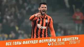 All Facundo Ferreyra's goals for Shakhtar in 2016/17 season