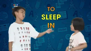 "TO SLEEP IN" - English in a minute - Idioms & phrases [Eng/viet sub]